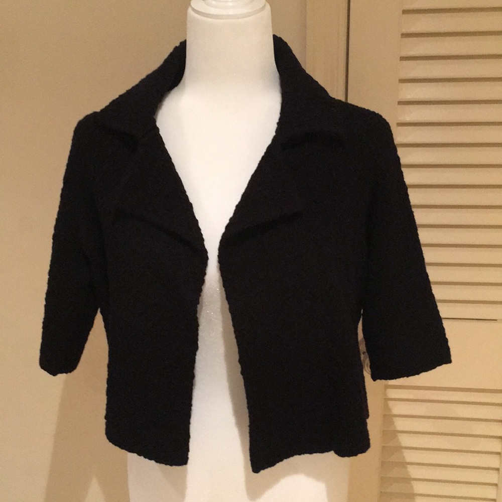Eileen Fisher swing bolero sweater jacket